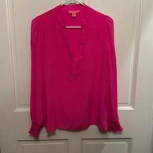 Pink blouse